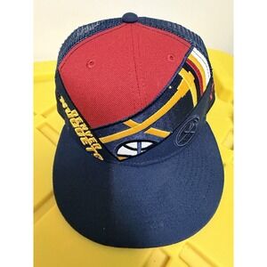 Denver Nuggets SnapBack Hat New Era 9 Fifty NBA Old Logo Classics Blue Yellow